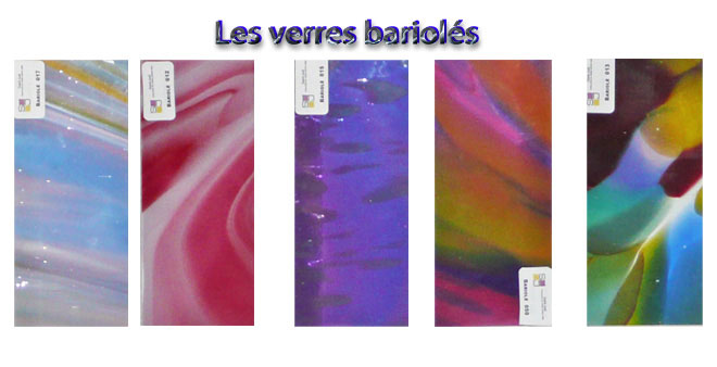 verre bariolé